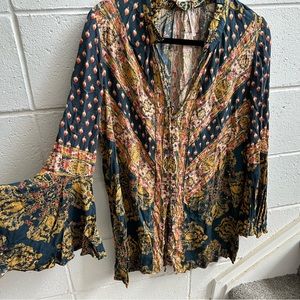 Free people bell sleeve top